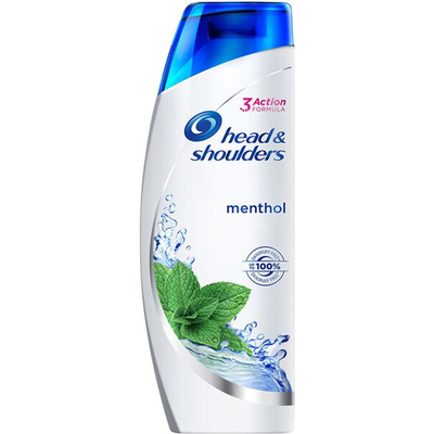 Head&shoulders Menthol Shampoo 360ml Bottle