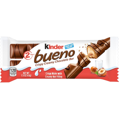 Kinder Bueno Wafer Cookies 1.5oz Count