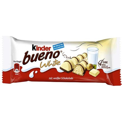 Kinder Bueno White Cream Filled Wafers 1.4oz Count