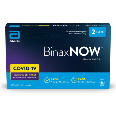 Binaxnow Covid-19 Home Test Undefined 2ct Box