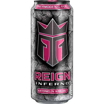 Reign Inferno Watermelon Warlord Energy Drink 16oz Can