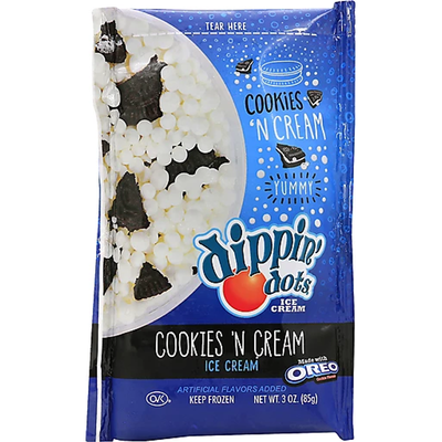 Dippin' Dots Cookies 'n Cream Ice Cream 3oz Pack