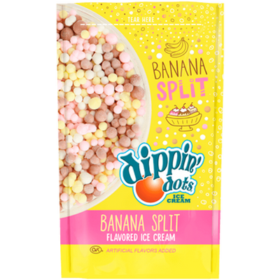Dippin Dots Banana Split Flavored Ice Cream 3oz Count