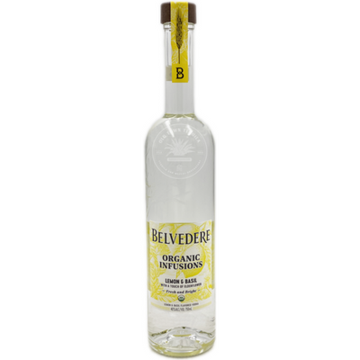 Belvedere Organic Infusions Lemon & Basil Vodka 750ml Bottle