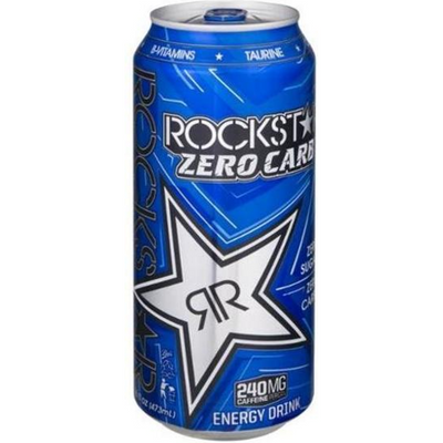 Rockstar Zero Carb Energy Supplement Double Strength - Double Size 16 oz Can