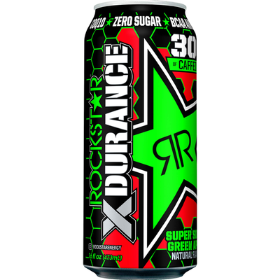 Rockstar Xdurance Super Sour Green Apple 16oz Can