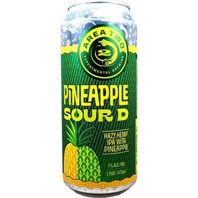 Area Two Pineapple Sour D 16oz Can