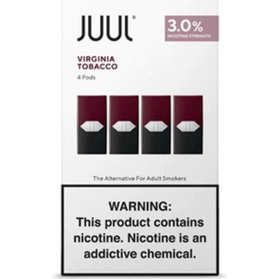 JUUL Pods Virginia Tobacco 3% Nicotine Pods 4 count