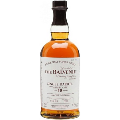 The Balvenie Single Barrel Single Malt Scotch Whisky Sherry Cask 15 Year 750mL