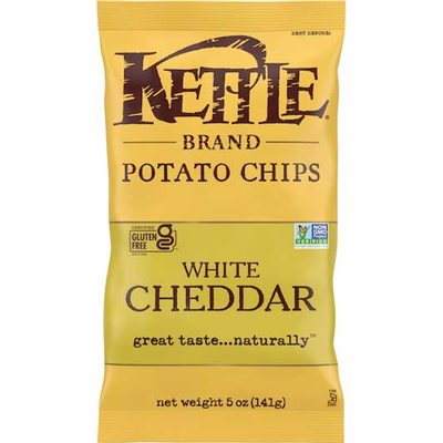 Kettle New York Cheddar with Herbs Potato Chips 5oz Bag
