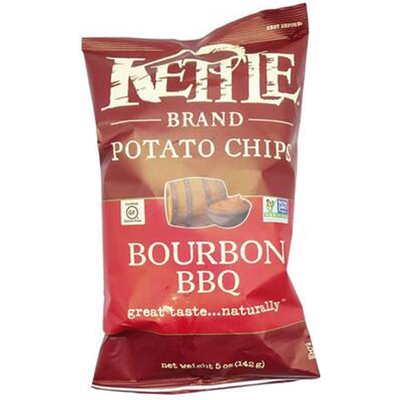 Kettle Foods Bourbon BBQ Potato Chips 5oz Bag