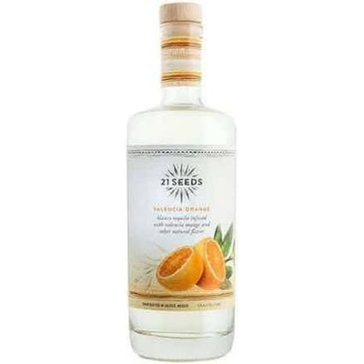 21 Seeds Valencia Orange Blanco Tequila 750ml Bottle