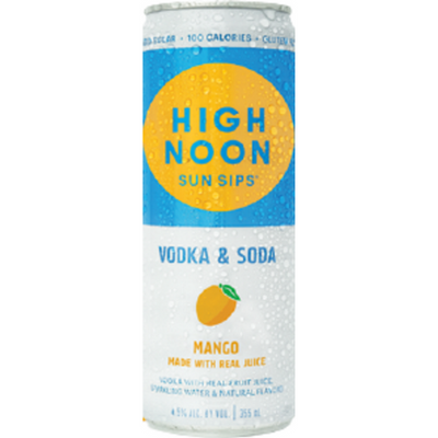 High Noon Mango Hard Seltzer 4x 355ml Cans