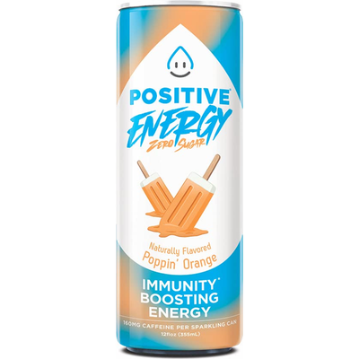 Positive Energy Poppin Orange 12oz Can