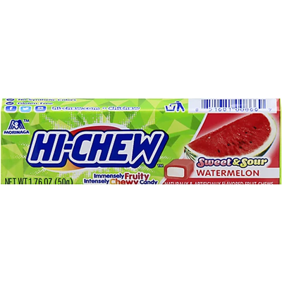 Hi-Chew Sweet and Sour Watermelon Fruit Chews 1.76oz Container