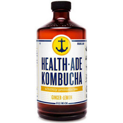 Health-Ade Kombucha Ginger Lemon 16oz Bottle