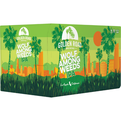 Golden Road Wolf Among Weeds IPA 6 Pack 12oz Cans 8% ABV