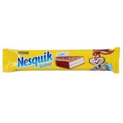 Nestle Nesquik Chocolate Covered Wafer Bar 27g Piece