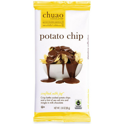 Chuao Chocolate Bar Potato Chip 2.8oz Bottle