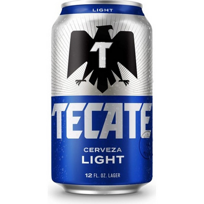 Tecate Light Lager 3 Pack 24oz Cans