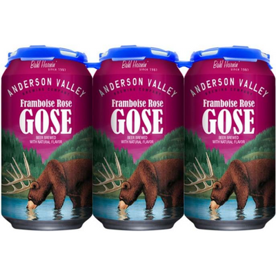 Anderson Valley Gose Series 1 - Framboise Rose Gose 6 Pack 12oz Cans