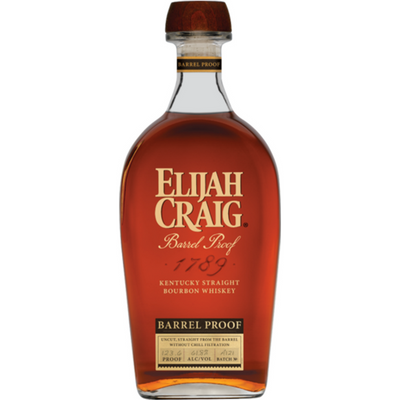 Elijah Craig Barrel Proof Kentucky Straight Bourbon Whiskey 12 Year 750mL
