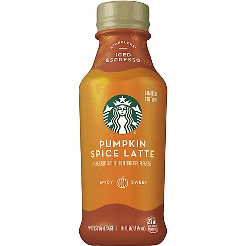 Starbucks Pumpkin Spice Latte 14oz Bottle