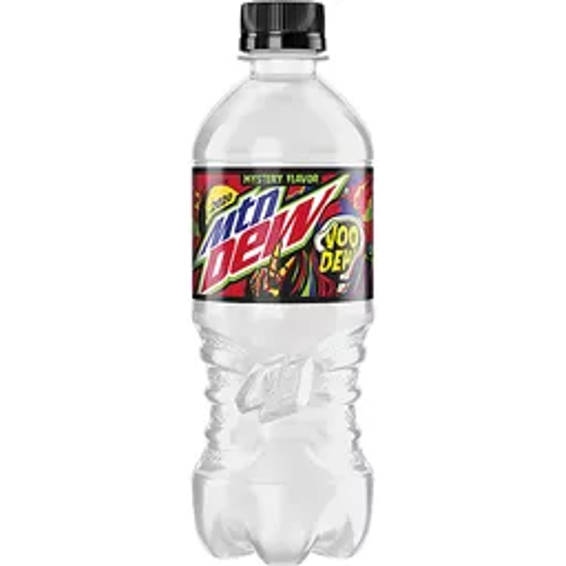 Mountain Dew VooDew Soda 20oz Plastic Bottle