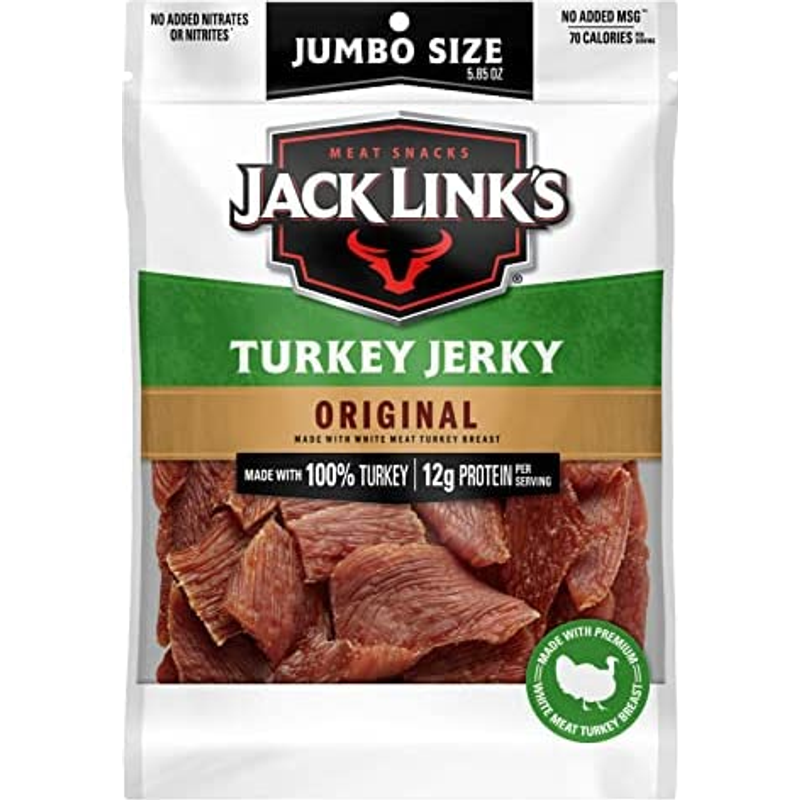 Jack Links Turkey Jerky Bag 5oz Bag