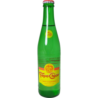 Topo Chico Twist of Grapefruit Sparkling Mineral Water 12oz Bottle