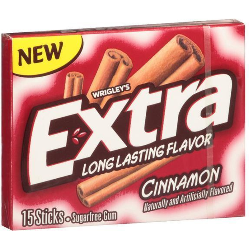 Extra Sugarfree Gum Cinnamon 40.5g Box