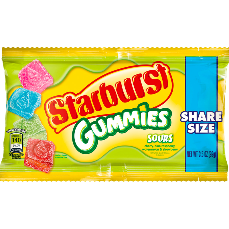 Starburst Gummies 3oz Bag