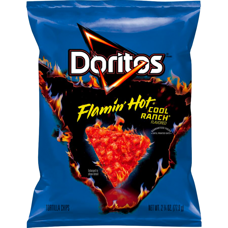 Doritos Tortilla Chips, Flamin&