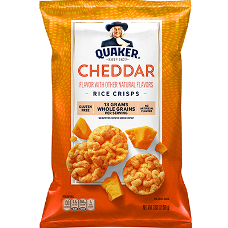 Quaker, Cheddar Flavor, Rice Crisps