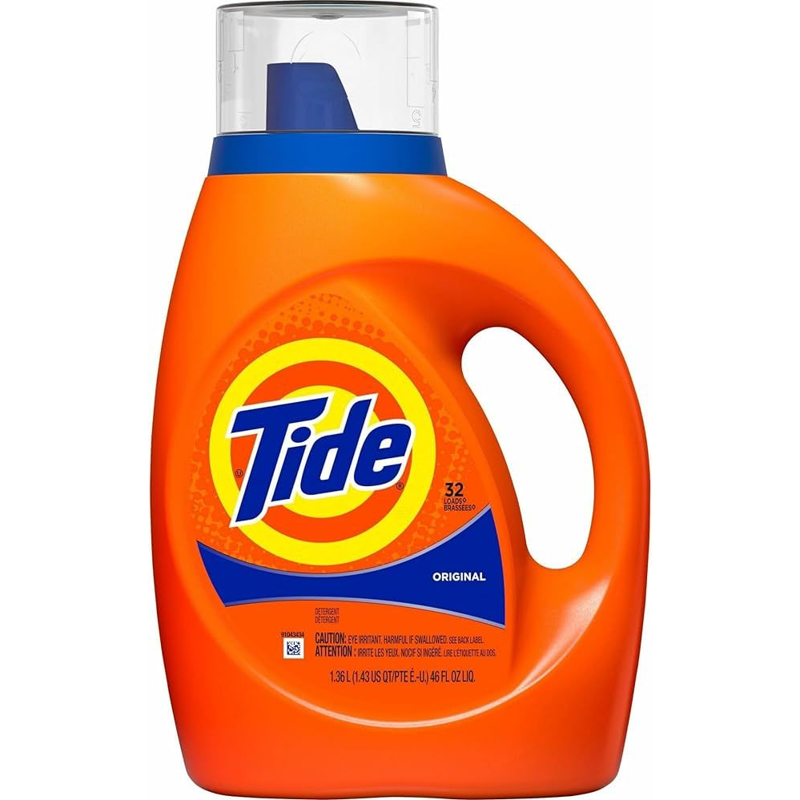 Tide Liquid Laundry Detergent, Original, 32 Loads, 46 Fl Oz