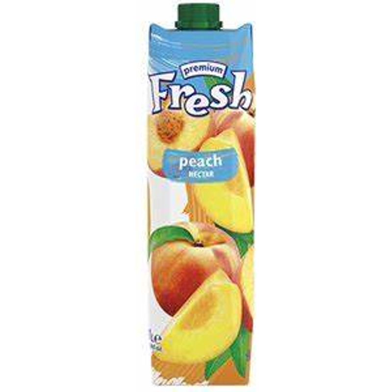 Premium Fresh Peach Nectar Juice 1L Carton