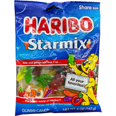 Haribo Starmix Gummi Candy 5oz Bag