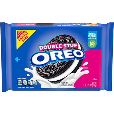 Oreo Family Size Double Stuff Chocolate Sandwich Cookies 20oz