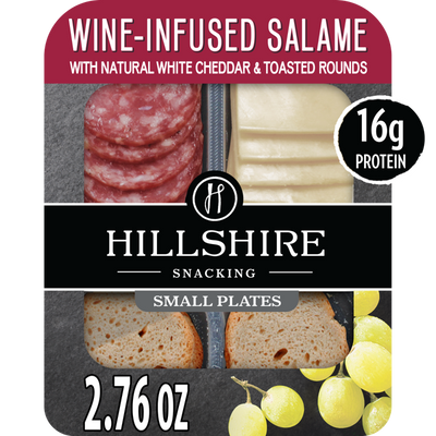 Hillshire Farm Wine-Infused Snacking Salame With White Cheddar 2.76oz Pack Pack