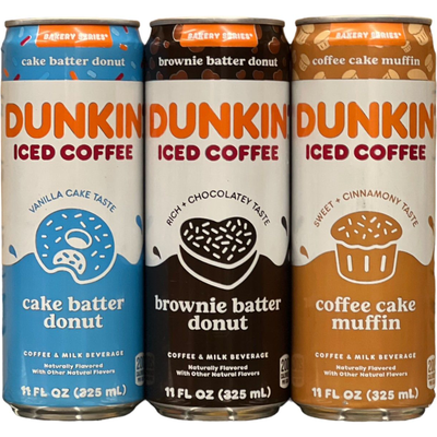 Dunkin' Coffee Cake Muffin Iced Coffee 11oz Can