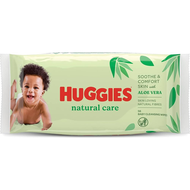 Huggies Natural Care Aloe Vera Baby Cleansing Wipes