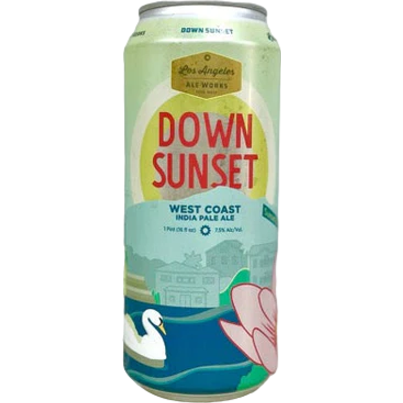 Los Angeles Ale Works Down Sunset West Coast IPA 16oz Can