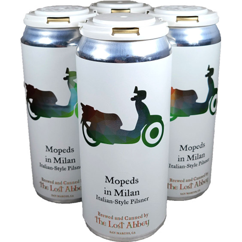 The Lost Abbey Mopeds In Milan Italian-Style Pilsner 4 Pack 16oz Cans