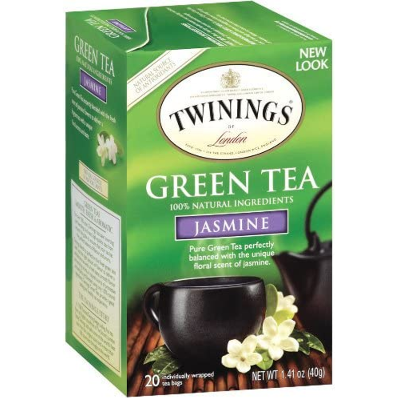 Twinings of London Jasmine Green Tea Bags 20x 1.41oz Boxes