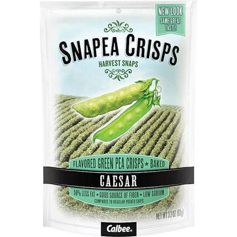 Calbee Snack Salad Snapea Crisps Caesar Flavor - Baked 3.3 oz Bag