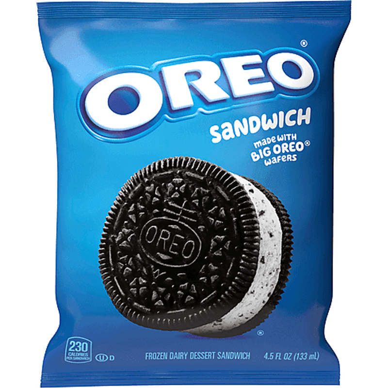 Oreo Frozen Dairy Dessert Sandwich 4.5oz