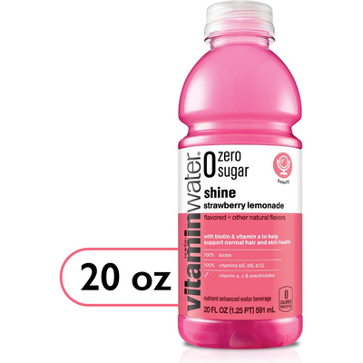 Vitaminwater Zero Strawberry Lemonade 20oz Bottle