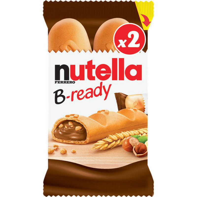 Nutella B-ready Puffed Wheat Wafer Crisp Chocolate 2oz Bag