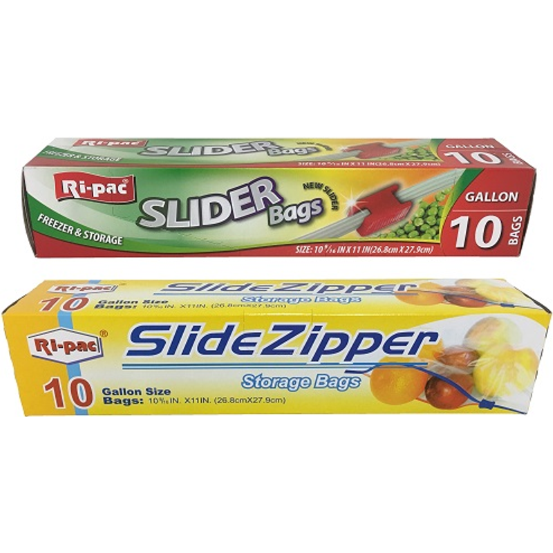 Regent Slider Zipper Bag 1 Gal 10ct 