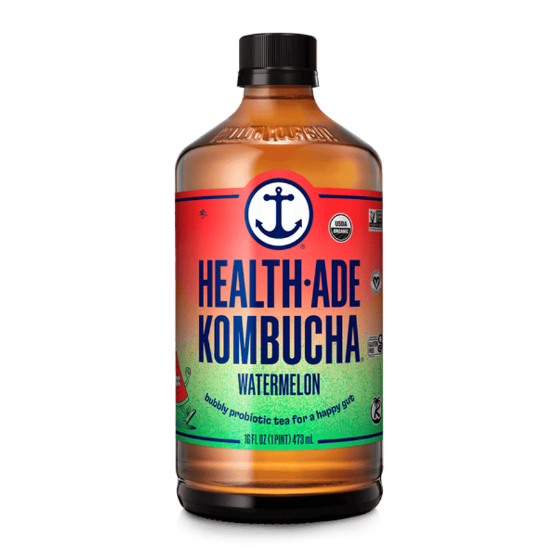 Health-Ade Watermelon Kombucha 16oz Bottle